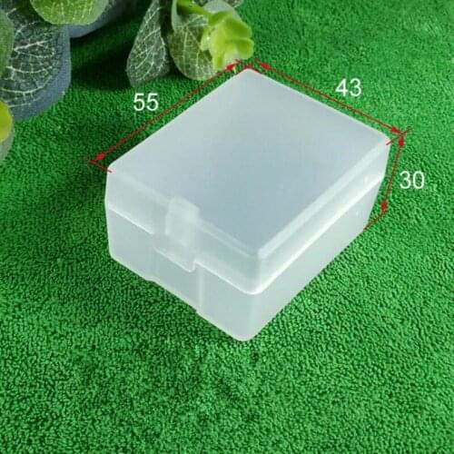 500pcs Frosted With Lid Mini Plastic Collection Jewelry Necklace Storage Container Case Box Holder NO351