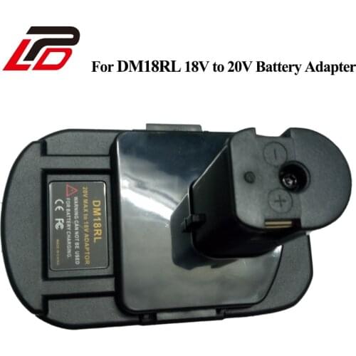 DM18RL Battery Converter Adapter USB DM20ROB For RYOBI Convert For DEWALT 20V For Milwaukee M18 to 18V Battery Adapter