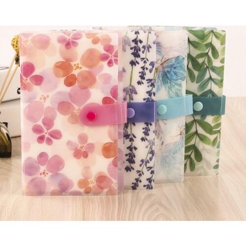 3inch 120/240capacity Card Holder Button Binder Album Suitable for Card Book Transparent Multilayer Korean Student Business Card