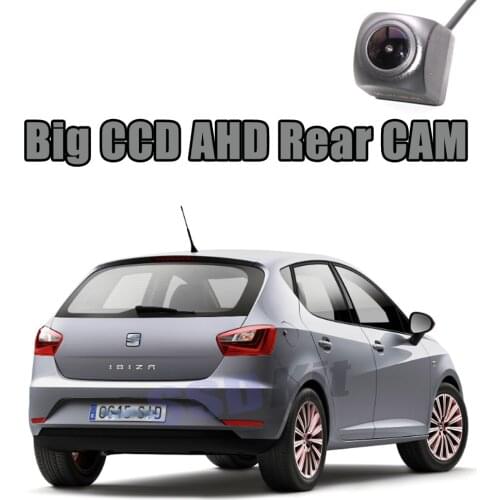 Car Big CCD Rear Camera For SEAT Ibiza 6J 6P KJ 2008~2020 Reversing Super Night View AHD 720 1080 WaterPoof Back CAM