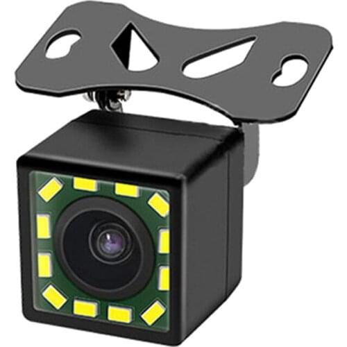 Car Rear View Camera Universal 12 LED Night Vision Backup Parking DVR Waterproof 145 Wide Angle HD Camorder