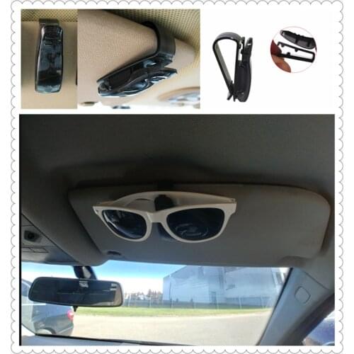Auto Accessories Sunglasses Frame Car Fasteners Ticket Holder for Jeep Renegade Cherokee Wrangler Compass Patriot