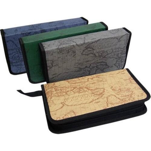 80 Disc CD DVD Case Storage Holder Carry Case Organizer Sleeve Wallet Cover Bag Box CD DVD Holder DJ Storage Cover