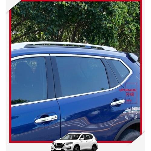 For Nissan Xtrail X-trail T32 2014-2017 2018 2019 Accessories Car Window Pillar Trim Sticker PC 8PCS