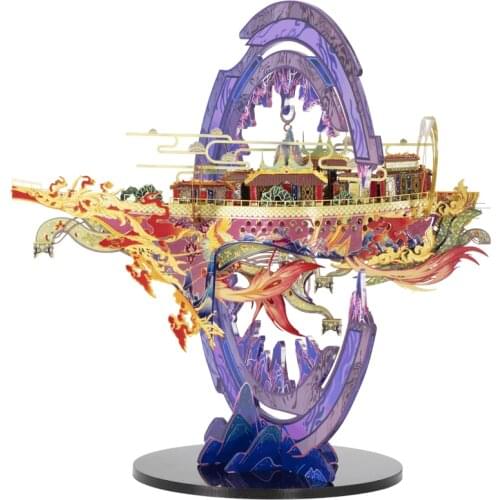 Art Model MU 3D Metal Puzzle StarBoat Fairy series building model KITS Assemble Jigsaw Puzzle Gift Toys For Children