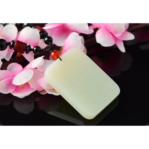 Exquisite Hetian Jade Pendant h8