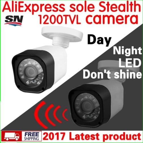Patent stealth vidicon!Cmos 1200TVL Cctv HD Camera 940nm Outdoor Waterproof IP66 ir Don't shine Night Vision monitoring product