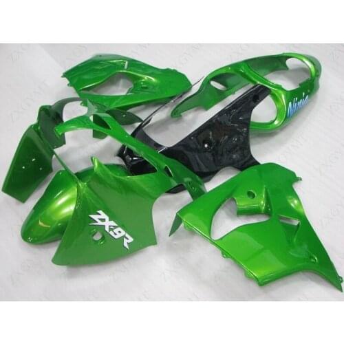 Bodywork for Kawasaki Zx9r 2000 - 2001 Pearl Green Bodywork for Kawasaki Zx9r 2001 Abs Fairing Zx 9r 01