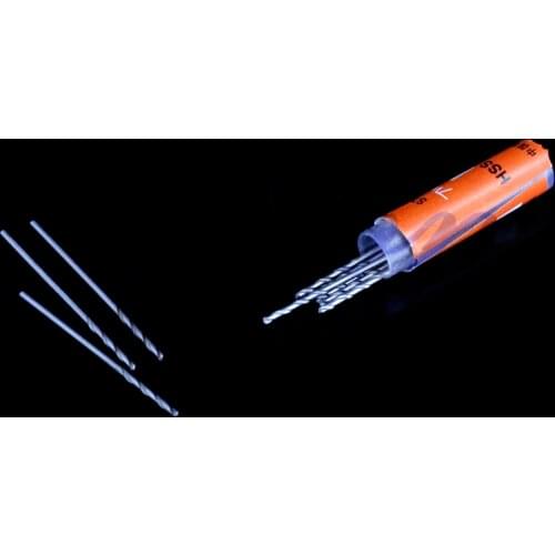 Multifunction 10 Pcs Tiny Micro HSS 1.2mm Straight Shank Twist Drilling Bit 203F