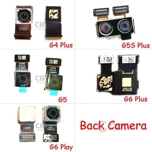 10pcs New Rear Back Camera Front Camera Module For Motorola Moto G4 G5 G5S G6 Plus Play Main Big Small Camera Module Flex Cable