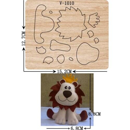 New lion wooden dies cutting dies for scrapbooking /Multiple sizes /V-1010