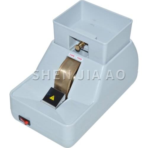 Hand Grinder Lens Polishing Machine Edge Grinding Machine with V Groove Thick and Thin Grinding Wheel Chamfering Machine 35W