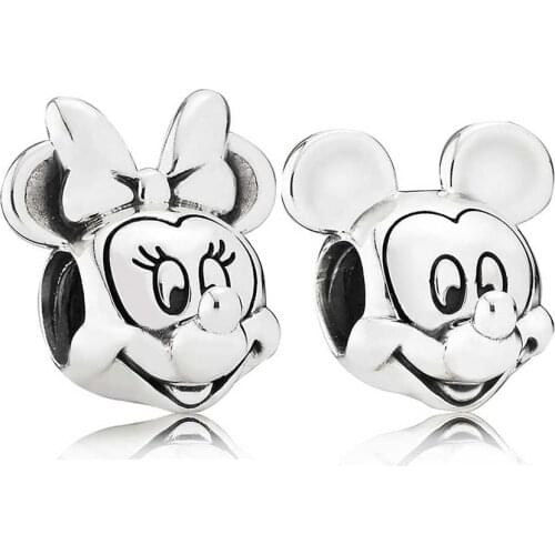 Portrait Charm 100% Real 925 Sterling Silver Charms Animals Portrait Charms Fit Original Bracelet Diy Jewelry