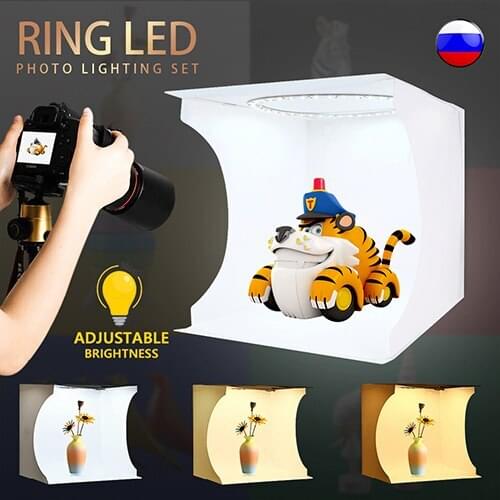 PULUZ 5 Types Folding Lightbox Photography Studio Shooting Soft Box kit Diffuse Studio Softbox Portable Light Box Photo Lighting
