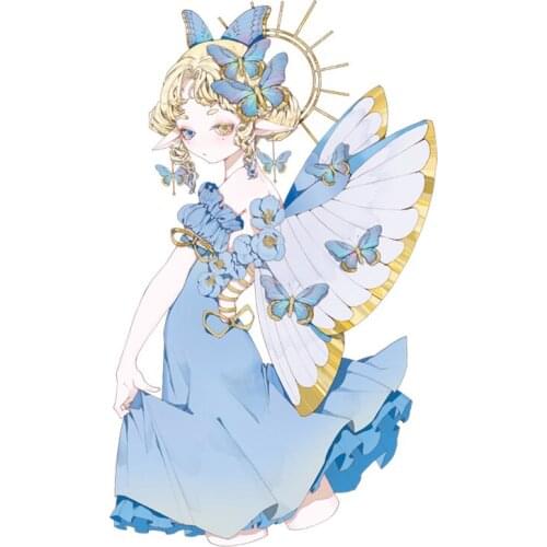 55mm*3M Special Ink Blue Butterfly Museum Washi Tape