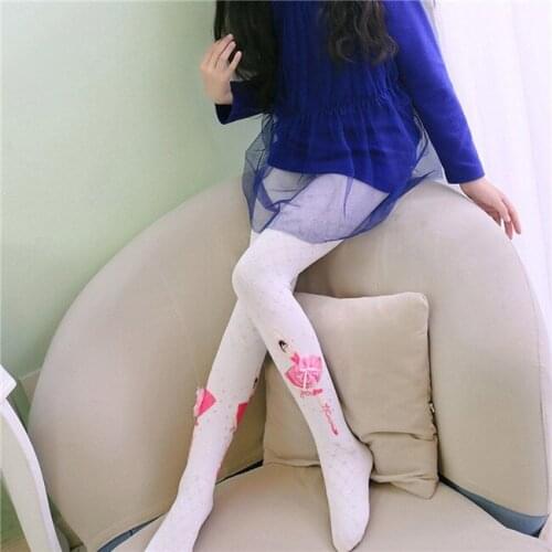 Stylish Little Girls Tights Cute Baby Kids Girl Cotton Flower Tight Stockings Pantyhose Ballet Attached Clothes