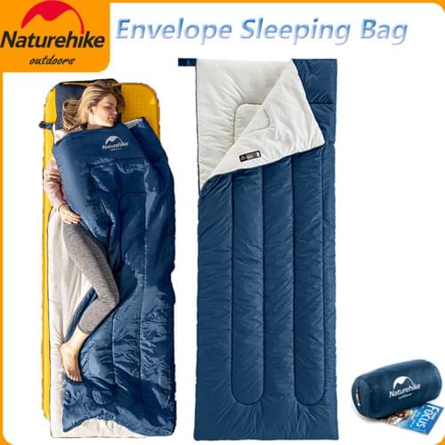 Naturehike Water-Resistant Sleeping Bags Ultralight Portable Hollow Cotton Camping Sleeping Bag Soft Comfortable Tourist Mats
