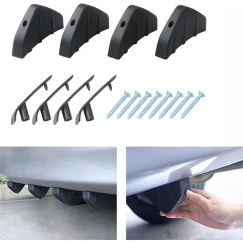 4pc Universal Car rear bumper cast shark spoiler for Land Rover Range Rover/Evoque/Freelander/Discovery