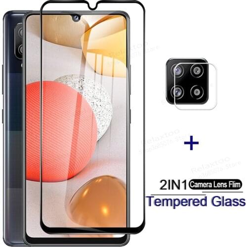 Camera Glasses For Samsung A42 5G Glass Full Cover Tempered Protective Glass For Samsung Galaxy A 42 A426B Screen Protector Film