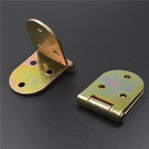 Iron Thickening Flip Sheet Hinge Small Round Old Hinges 10pcs