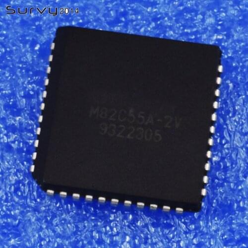 1/5PCS M82C55A-2V Encapsulation:PLCC INTEGRATED CIRCUIT 44PINS diy electronics
