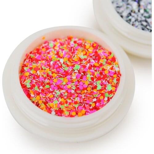 6 Box/Set Nail Art Decoration Candy Snowflake Slice Sequins Glitter Flakes UV Gel Nail Polish Acrylic Tips DIY Nails Accessories