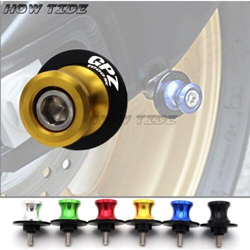 Motorcycle CNC Aluminum Swingarm Spools slider 10mm stand Screws For Kawasaki GPZ 1000RX GPZ1000RX 1995-1998