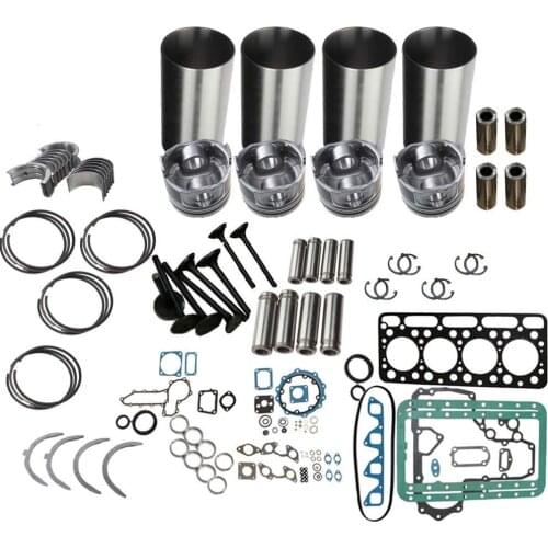 Free shipping Overhaul Rebuild Kit 4TNE98 for VIO70-2 VIO75 B7-3 Excavator Parts