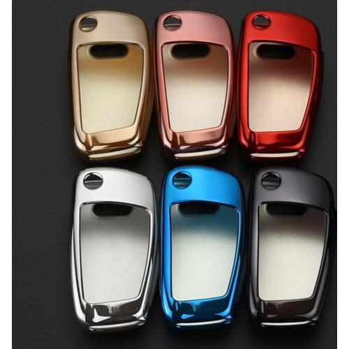 Car Styling TPU Car Remote Controller Protection Smart Key Cover Fob Key Case Shell for AUDI A1 A3 A4 S3 S4 S5 TT Accessories