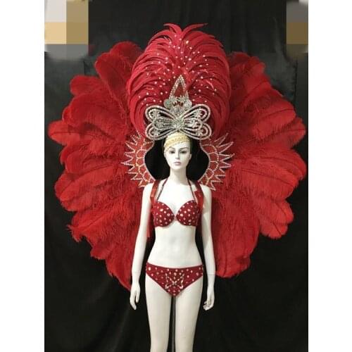 Lo spettacolo di danza copricapo di piume di accessori di abbigliamento La FESTA La Maschera IL Festival