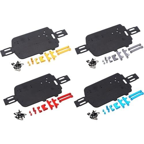 RC Car Metal Chassis,1:18 Metal Chassis Fits for Wltoys A949 A959 A969 A97 RC Car Remote Control Vehicle Upgrade Kits