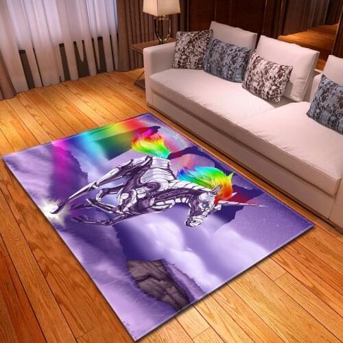 Cute Unicorn Designer Rectangle Floor Mats Hallway Welcome Doormat Home Decor Carpets For living room Bedroom Area Rugs tapis