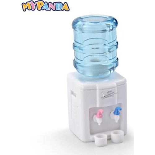 Mini Water Dispenser Kids Toys 1/12 Dollhouse Miniature Life Play Scene Model Simulation Doll House Decorative Accessories