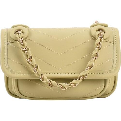 Fashion Womens Shoulder Bag Handbag 2021 New Soft Leather Shoulder Messenger Bag Embroidery Thread Chain Bag Stray Bag