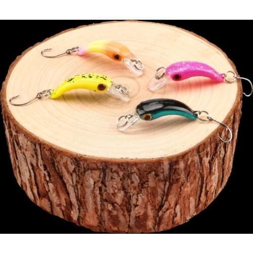Fishing Lure Set Fishing Hard Bait Mini Minnow Floating Crankbait Artificial Crank Lures Swing Bionic A4Z8