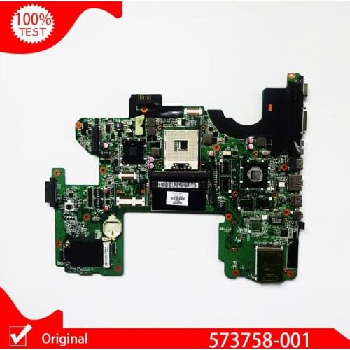 Original 573758-001 For HP Pavilion DV8 Laptop Motherboard DAUT8AMB8D0 PM55 DDR3 main board