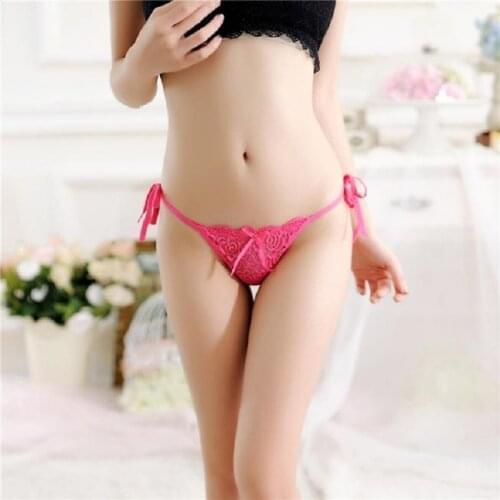 Sexy G-string Lingerie Womens Lace Panties Thongs Ladies Girls Bandage Temptation Underwear Hot Erotic Briefs Sexy Underpants