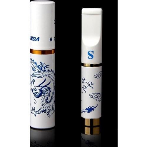New Blue and White Porcelain Circulation Filter Cigarette Holder Men’s Gift Portable Washable Filter Cigarette Holder