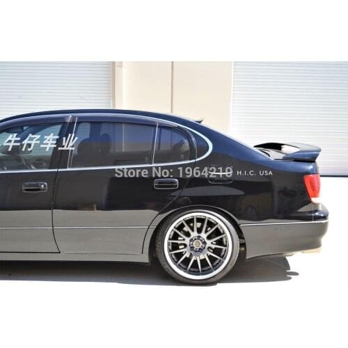 Car Styling 1998-2011 For Lexus GS250 GS300 ABS Plastic Material Rear Roof Spoiler Sun Visor Spoiler Wing