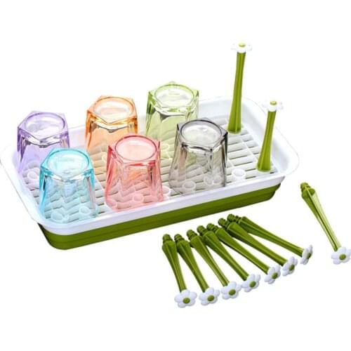 Baby Tree Shape Feeding Bottle Drying Rack Nipple Screw Cover Frame Shelf Bracket Bobei Elephant Dismountable