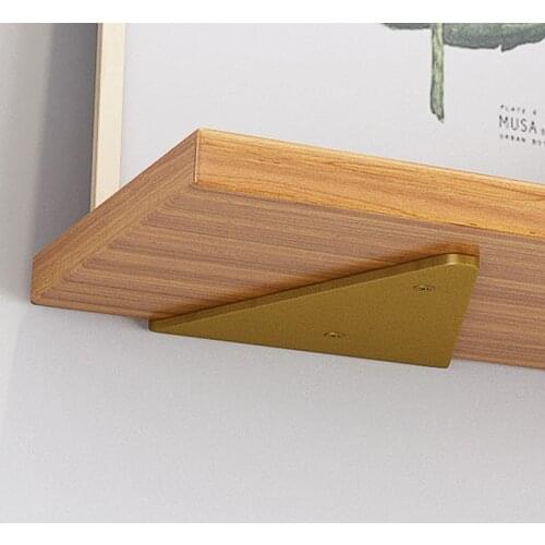 2pcs Triangle Bracket Support Wall Shelves Right Angle Fixed Bearing Shelf Dining Table Bookshelf DIY Home Decoration Hardware
