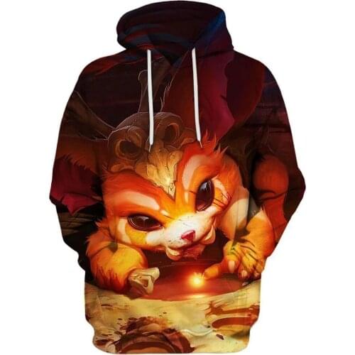 XS-7XL New 3D Fashion Hoodies Gnar game cartoon character Printed Streetwear Men women Hoodies Sweatshirt