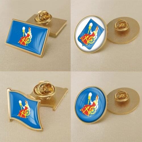 Coat of arms of Ivanovo/Ivanovo Oblast Flag Lapel Pins/Broochs/Badges