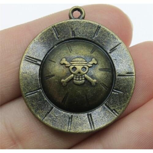2pcs 29mm Vintage Pirate Hat Pendants Charm Jewelry Making Antique Bronze Pirate Hat Pendants Charm Pirate Skull Hat