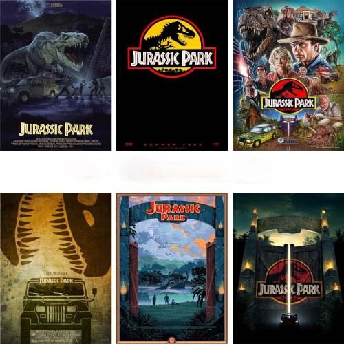 DIY 5D Diamond Painting Jurassic Park Posters Poster Anime Diamond Embroidery Diamond Mosaic Cross Stitch Home Decoration