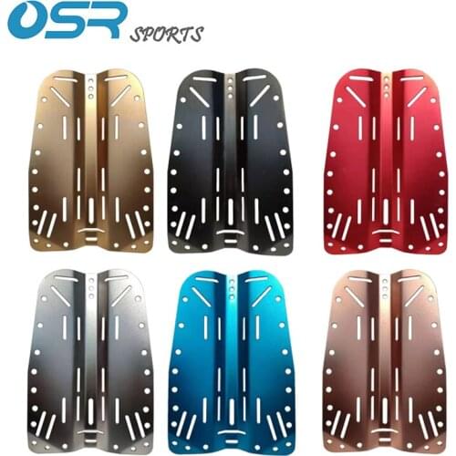 Scuba Diving Aluminum backplate backmount double tank and single tank バックプレート 등 판