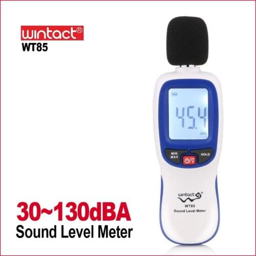 WINTACT New Digital sound level meter decibel noise tester LCD A/C FAST/SLOW dB screen 30-130dB WT85-WINTACT