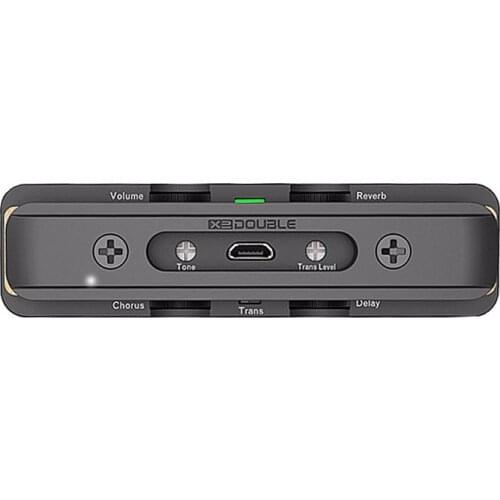 DOUBLE U0 Ukelele Sound Hole Resonance Pickup with Reverb/Chorus/Delay Effect