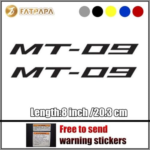 Motorcycle bike Fuel tank Wheels Fairing notebook Luggage helmet MOTO Sticker decals For Yamaha MT09 MT 09