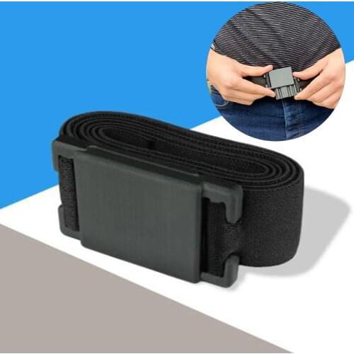 3cm width men Buckle Free Belt Spuare Magnetic Adjustable Outdoor tactical Sports Camping Hiking Hunting Training Waistband nice